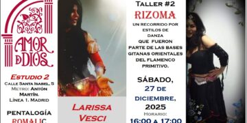 Larissa Vesci culmina el año con taller en Madrid