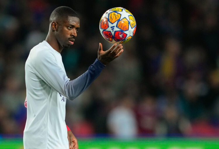 El delantero del PSG Ousmane Dembélé, elegido mejor deportista del año en Francia. EFE/Alejandro García