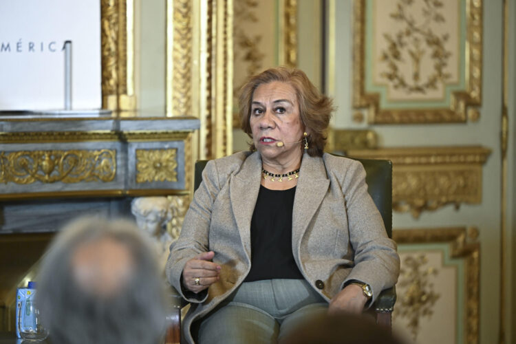 La canciller colombiana, Rosa Yolanda Villavicencio Mapy, en una foto de archivo. EFE/ Fernando Villar