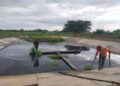 Realizada limpieza de la laguna de oxidación de parroquia El Paraíso de Sucre