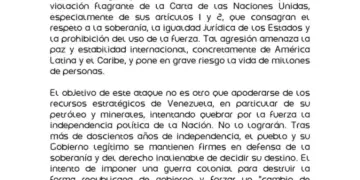 Maduro declara estado de conmoción exterior en Venezuela tras «agresión militar» de EE.UU.