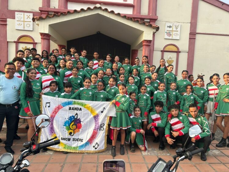 Un ejemplo de los nuevos talentos de la Cultura en Sucre La Banda Show de Sabana de Mendoza