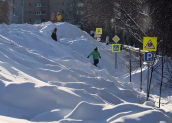El norte de Rusia vive una ola de frío con casi 40 grados bajo cero