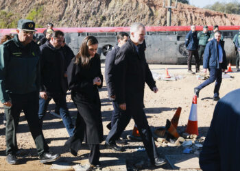La dura imagen de la tragedia ferroviaria de España