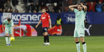 El Athletic (24 puntos) firma la segunda peor primera vuelta de diez campañas de Valverde