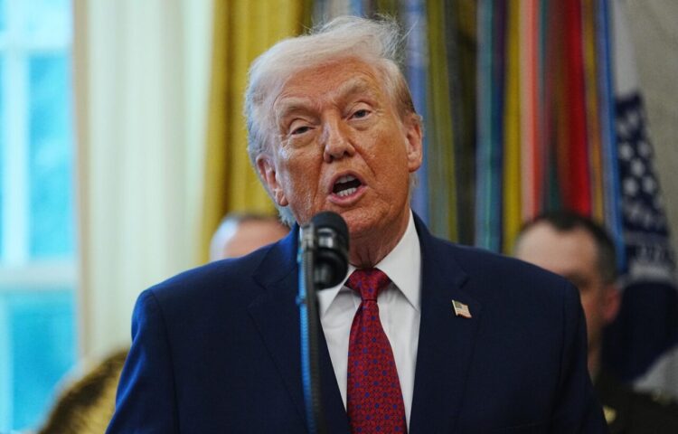 Donald Trump prometió una transición segura en Venezuela. Foto: EFE