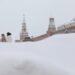 Una copiosa nevada cubre Moscú con más de medio metro de nieve