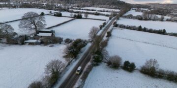 Alerta naranja en el Reino Unido por frío y nieve