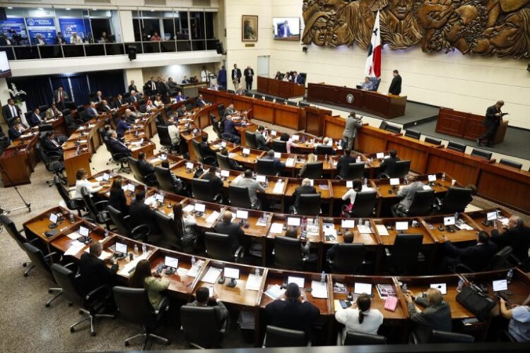 Vista general de una sesión plenaria de la Asamblea Nacional (Parlamento) de Panamá / Foto: EFE