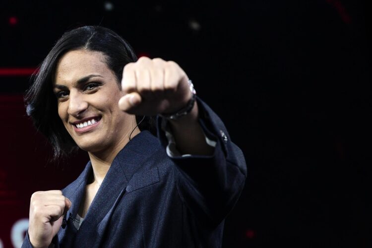 La boxeadora argelina Imane Khelif, en una foto del pasado 11 de noviembre en Roma. EFE/EPA/ANGELO CARCONI