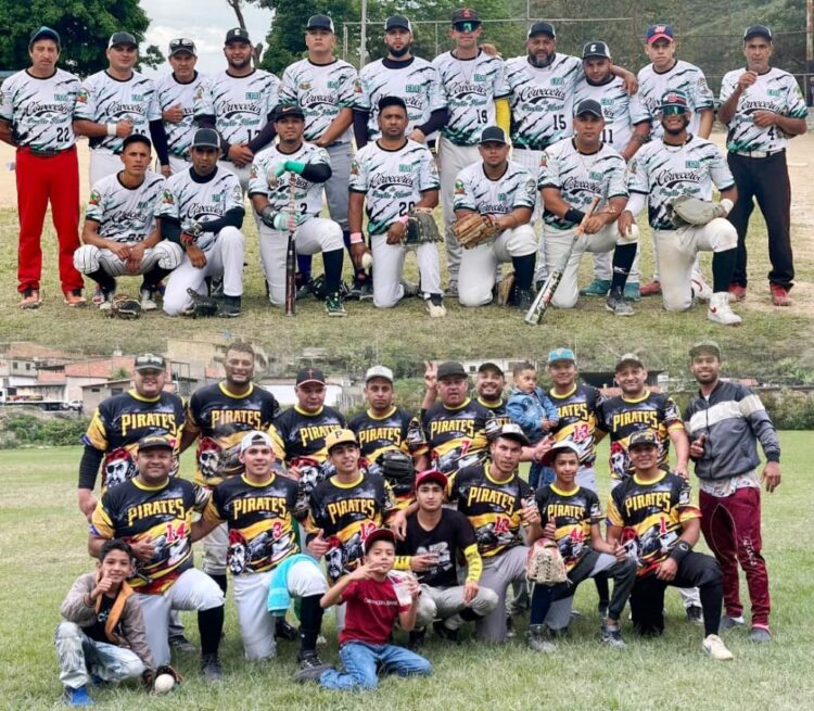 Primer juego de la gran final de softbol categoria “A” entre Cerveceros vs Piratas, el choque de titanes más esperado del año (Fotos Hablemos de Deporte).
