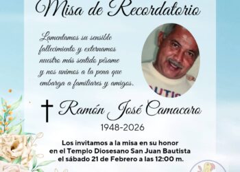 Misa por Ramón Camacaro en el Santuario San Juan Bautista de Valera