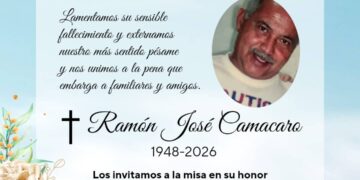 Misa por Ramón Camacaro en el Santuario San Juan Bautista de Valera