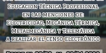 Valera | Escuela Técnica Salesiana «Santo Tomás de Aquino» abre proceso de censo para nuevos ingresos