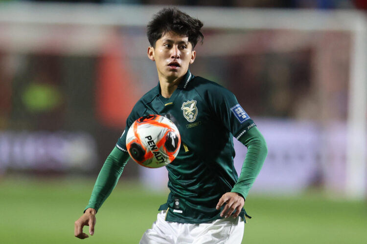 Miguel Terceros, jugador de Bolivia. EFE/Luis Gandarillas