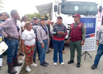 Cedulación especial atendida por el Saime en el municipio La Ceiba