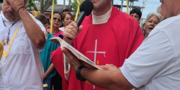 En Betijoque se produjo la bendición de ramos frente al templo San Juan Bautista