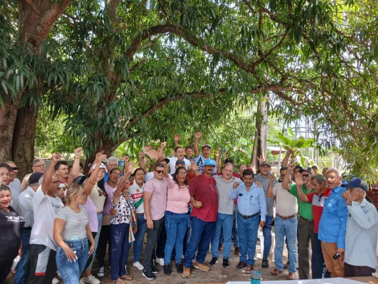 Aspecto de la Asamblea de dirigentes y militantes de AD celebrada en Minas de Monay.