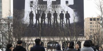 Seúl, zona cero del concierto de retorno de los reyes del K-pop, la banda BTS