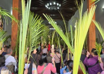 Feligresía merideña desbordó las calles en un solemne Domingo de Ramos