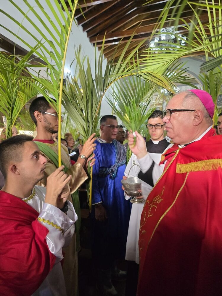 Feligresía merideña desbordó las calles en un solemne Domingo de Ramos
