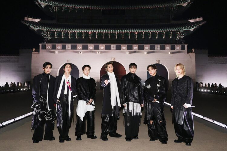 Imagen de archivo del grupo de K-pop BTS durante el concierto 'BTS THE COMEBACK LIVE | ARIRANG' en el centro de Seúl, Corea del Sur, el 21 de marzo de 2026. EFE/EPA/BIGHIT MUSIC / Netflix HANDOUT HANDOUT EDITORIAL USE ONLY/NO SALES