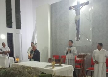 San Luis: Parroquia Nuestra Señora del Valle conmemora actos de la Semana Mayor