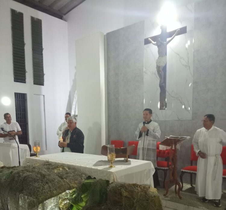 Desde ya se cumple con la programación de Semana Santa en la parroquia Nuestra Señora del Valle de San Luis.