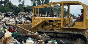 Máquina del vertedero de basura de Boconó fue reparada tras llamado de la comunidad 