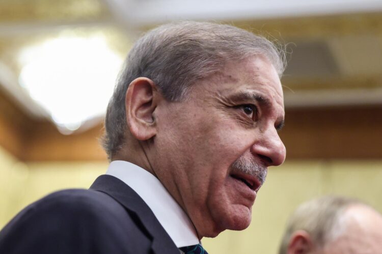 Fotografía de archivo del primer ministro paquistaní, Shehbaz Sharif.
EFE/EPA/Maxim Shemetov / POOL