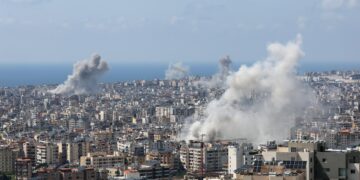 En diez minutos sin precedentes, Israel se ensaña con decenas de zonas del Líbano