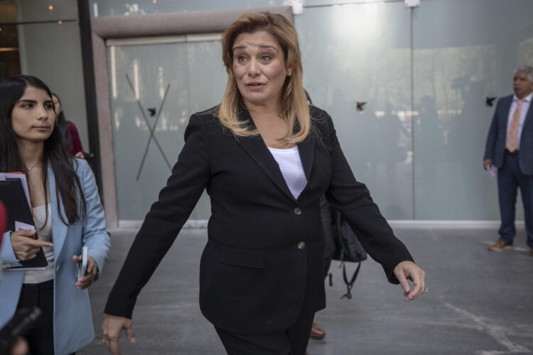 Fotografía de archivo de la gobernadora de Chihuahua, María Eugenia Campos. EFE/ Isaac Esquivel