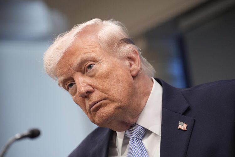 El presidente de EE.UU., Donald Trump. EFE/YURI GRIPAS