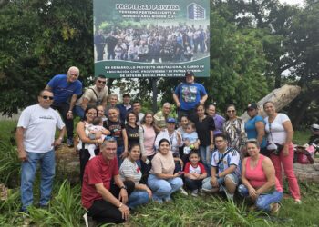 ACP Mi Patria Querida montó su valla en terreno del sector Pedro Emilio Carrillo