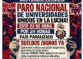 Por crisis salarial | FAPUV anuncia paro nacional de 24 horas este 22 de abril