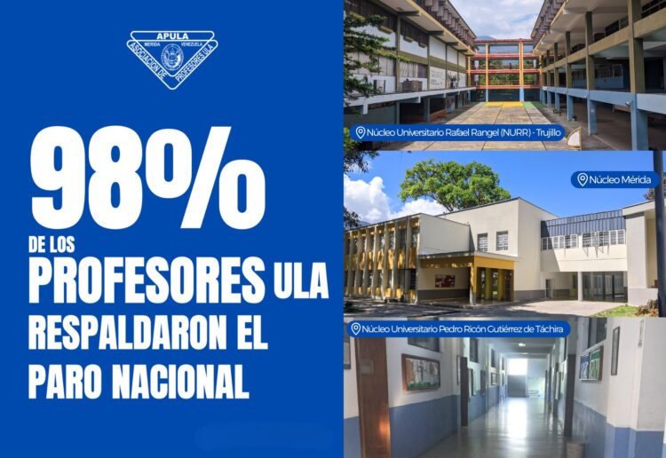 Los núcleos de la ULA se paralizaron. Foto: Prensa Apula