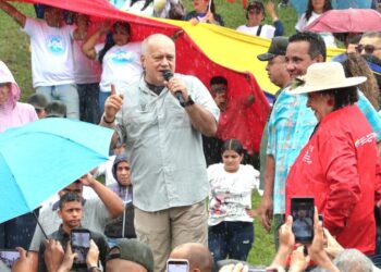 Diosdado Cabello en Trujillo: suspensión de las sanciones permitiría que el Estado disponga de fondos para las comunidades
