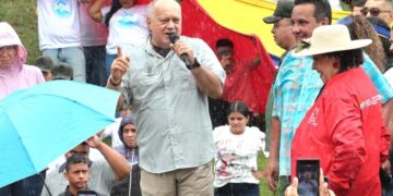 Diosdado Cabello en Trujillo: suspensión de las sanciones permitiría que el Estado disponga de fondos para las comunidades