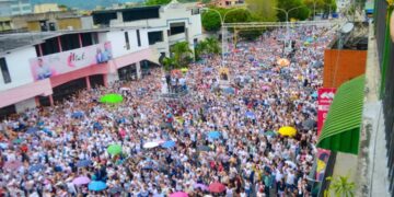 Valera se inunda de fe en el marco de la Fiesta de la Divina Misericordia