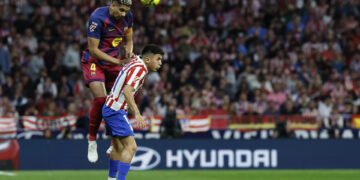 Araujo, la única noticia positiva en la enfermería del Barça