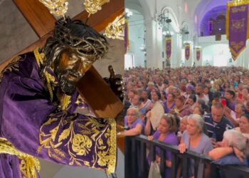 Miles de fieles veneran al Nazareno de San Pablo en Caracas