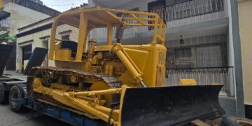 Máquina del vertedero de basura de Boconó averiada 