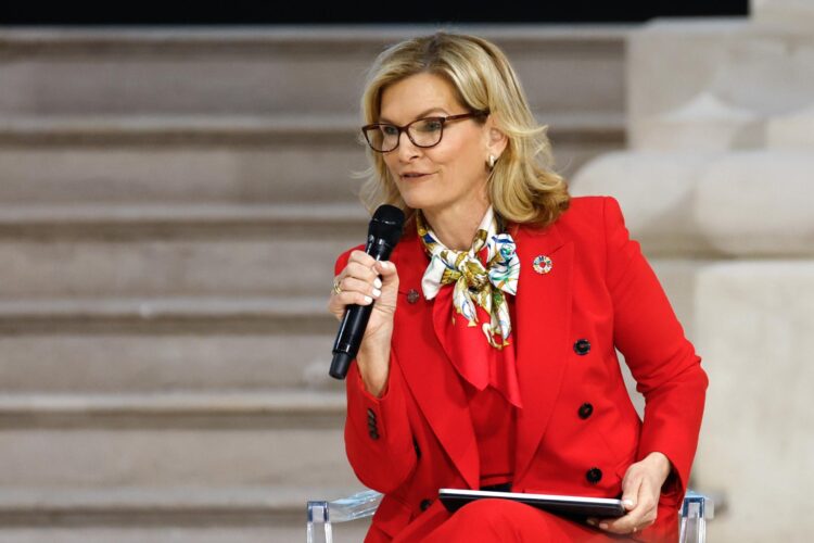 Imagen de archivo de la directora general de la Unión Internacional de Telecomunicaciones (UIT), Doreen Bogdan-Martin. EFE/EPA/MOHAMMED BADRA