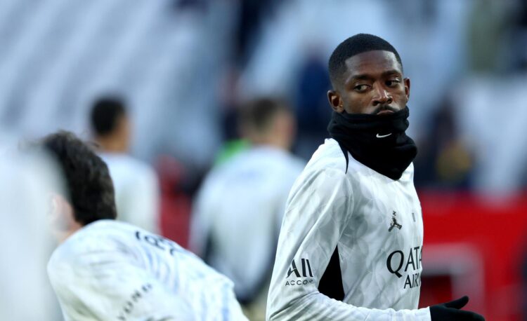 el atacante del París Saint-Germain Ousmane Dembélé en foto de archivo de MOHAMMED BADRA. EFE/EPA/