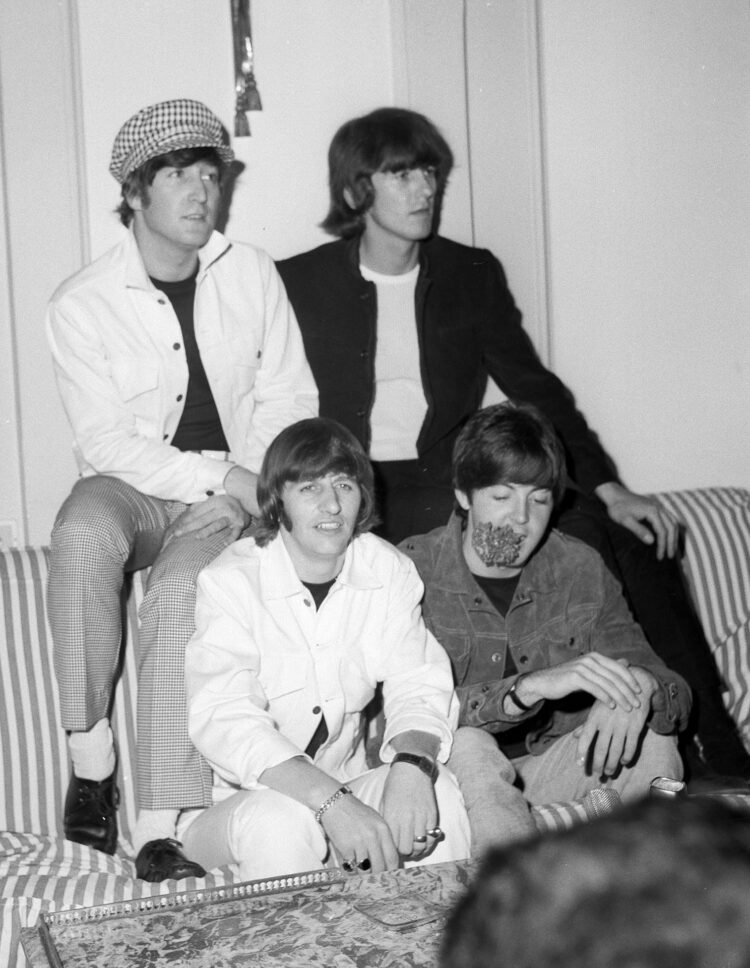 The Beatles en 1965. EFE/Luis Millán