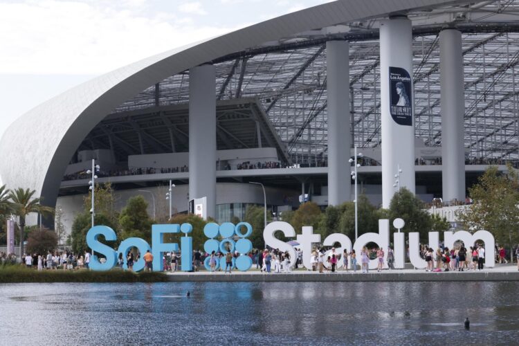 Vista del SoFi Stadium, donde Irán disputará dos de los tres partidos de la fase de grupos del Mundial 2026. EFE/EPA/CAROLINE BREHMAN