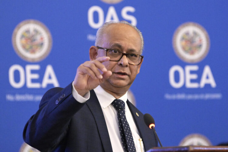 Albert Ramdin, secretario general de la Organización de Estados Americanos. Foto: Archivo