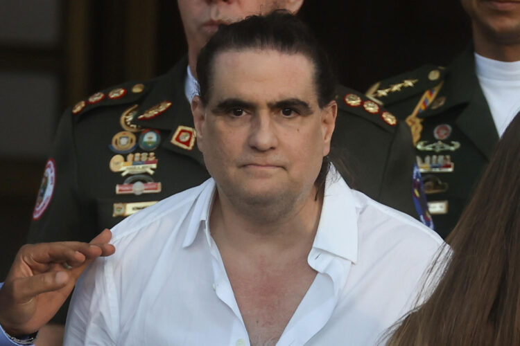Fotografía de archivo del 20 de diciembre de 2023 del empresario colombiano Alex Saab en Caracas (Venezuela). EFE/ Miguel Gutiérrez ARCHIVO