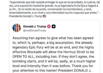 Irán estudia la propuesta estadounidense mientras Trump amenaza con más ataques