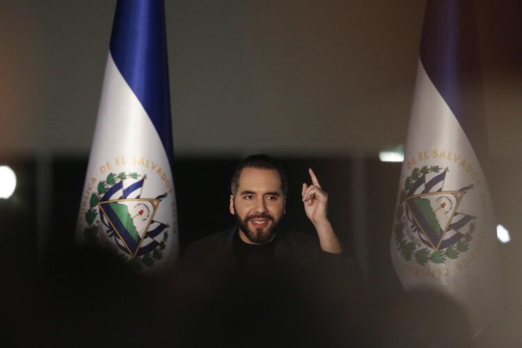 Fotografía del presidente de El Salvador, Nayib Bukele. EFE/ Rodrigo Sura